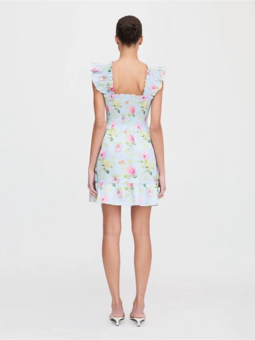 Hill House Elizabeth Mini Nap Dress in Hydrangea Chintz - XS - Picture 2 of 6